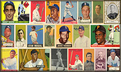 Baseball card companies which issued collectibles of Major League Baseball Hall of Fame members. 